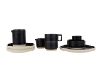 Cabinelm Ceramic Plate Set of Two | Black | Small