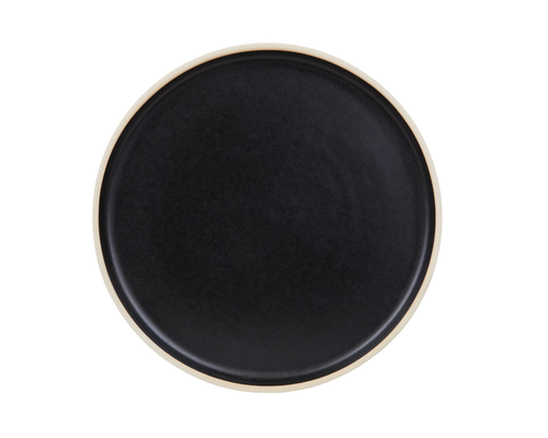 Cabinelm Ceramic Plate Set of Two | Black | Large