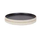 Cabinelm Ceramic Plate Set of Two | Black | Large