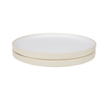 Cabinelm Ceramic Plate Set of Two | White | Large