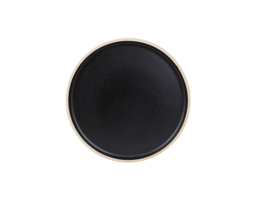 Cabinelm Ceramic Plate Set of Two | Black | Small