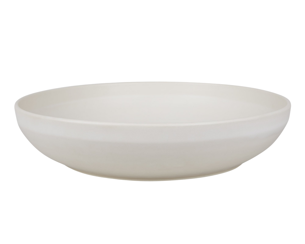 Cabinelm Ceramic Shallow Bowl | Natural | Extra Large