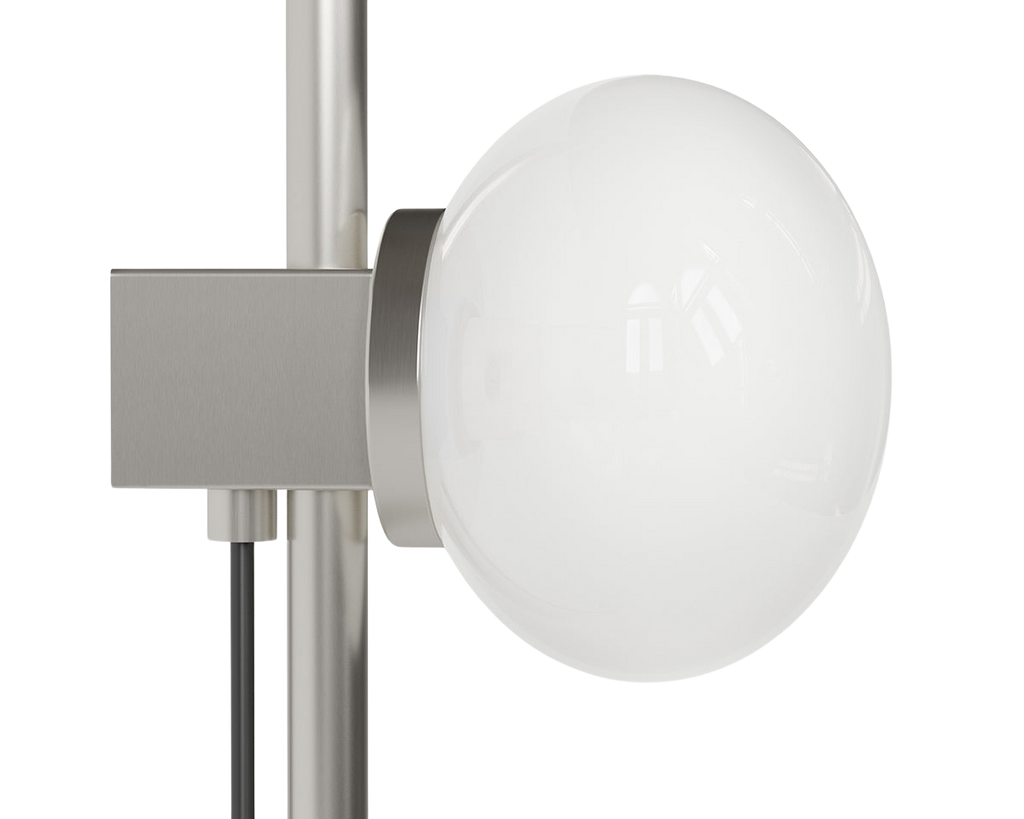 Ovoid Wall Lamp | Stainless Steel | Single