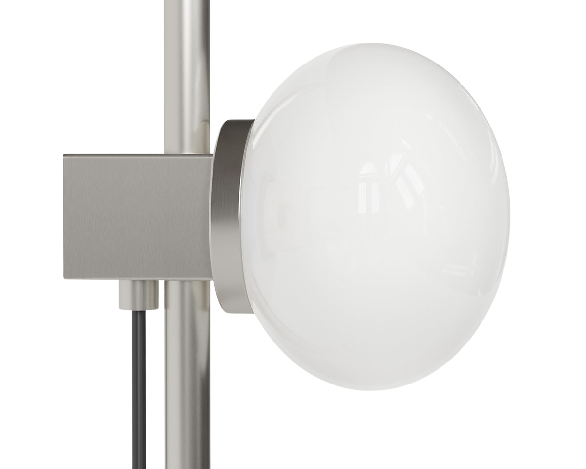 Ovoid Wall Lamp | Stainless Steel | Single