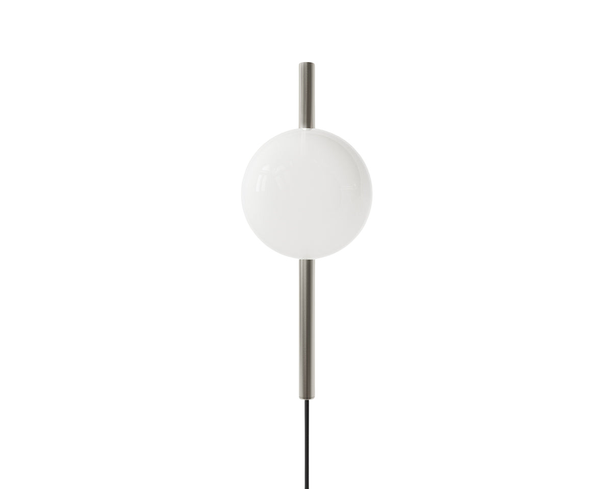 Ovoid Wall Lamp | Stainless Steel | Single