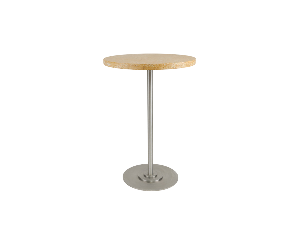 Table 57 | Yellow Limestone / Stainless Steel