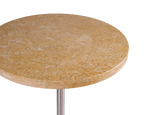 Table 57 | Yellow Limestone / Stainless Steel