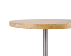 Table 57 | Yellow Limestone / Stainless Steel