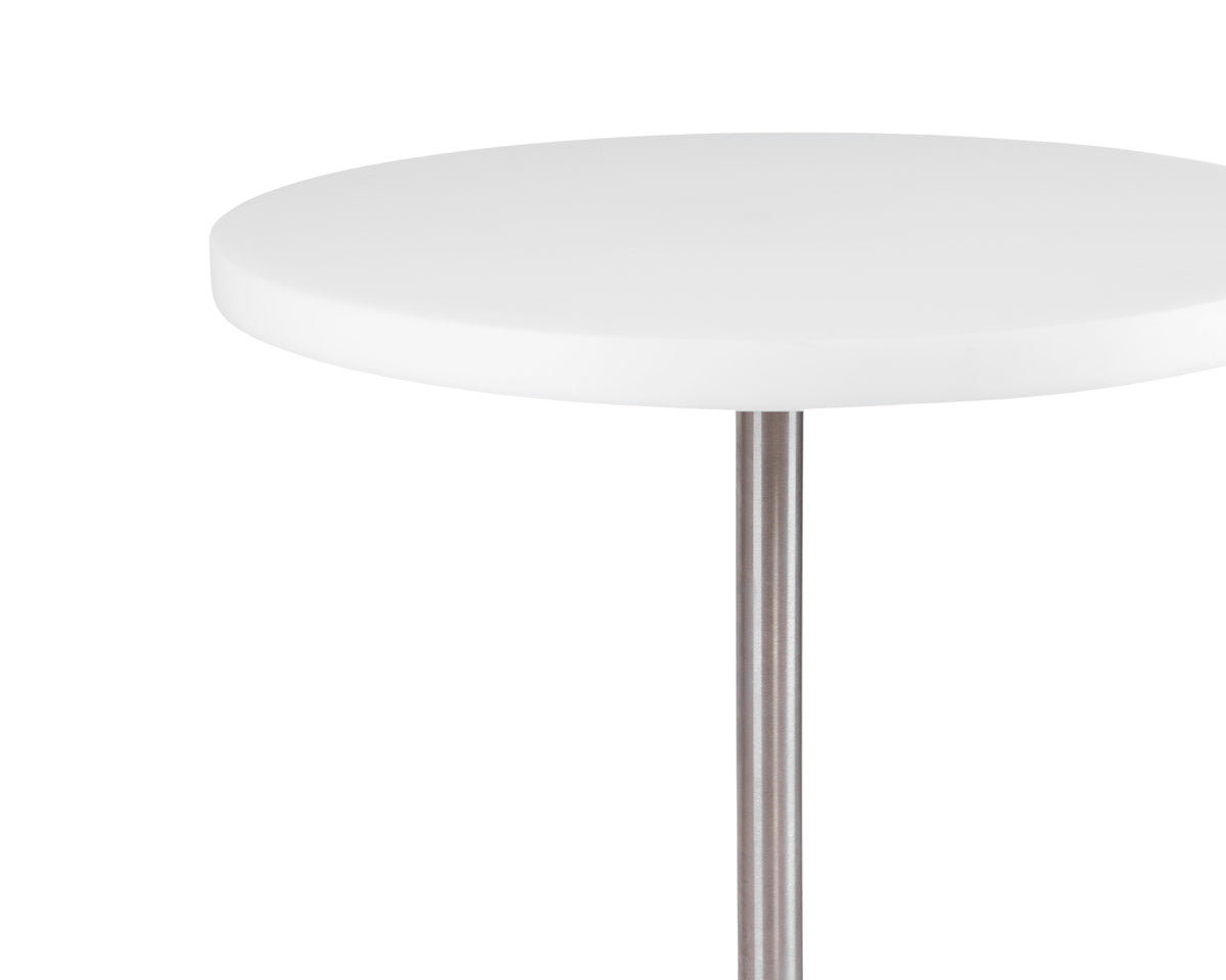 Table 57 | White / Stainless Steel
