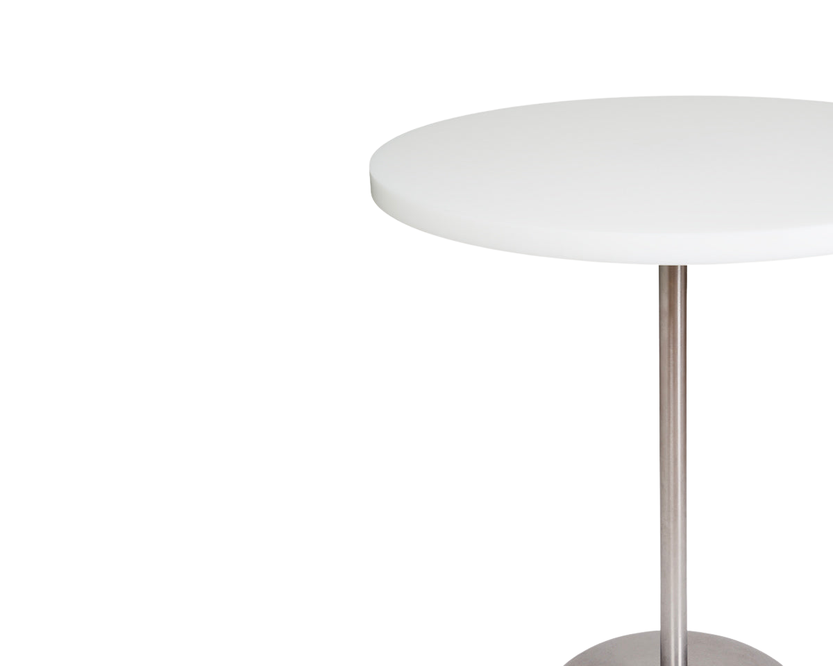 Table 57 | White / Stainless Steel