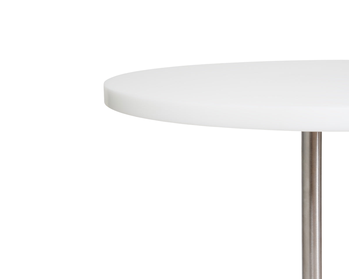 Table 57 | White / Stainless Steel