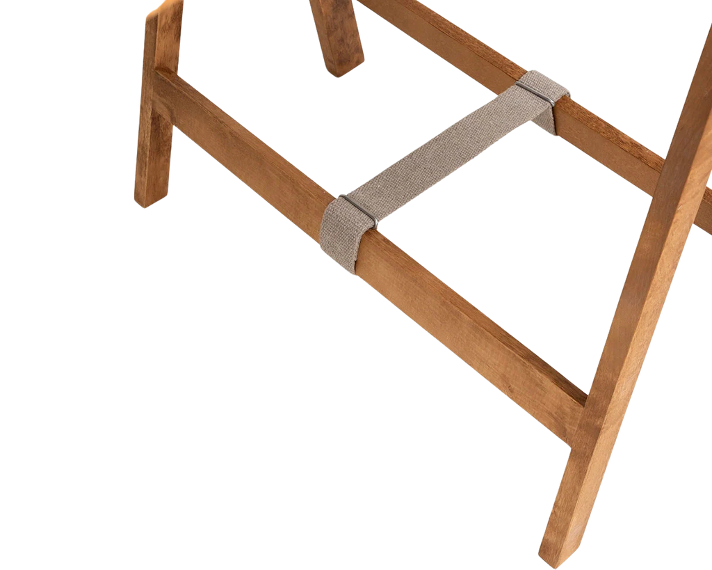 Folding Flat Trestle Table | Warm Brown Birch