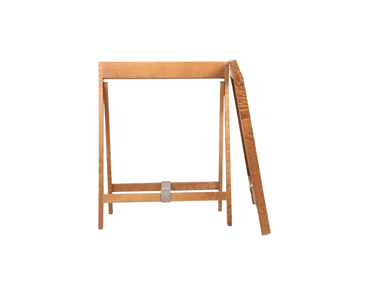 Folding Flat Table Trestles | Warm Brown Birch