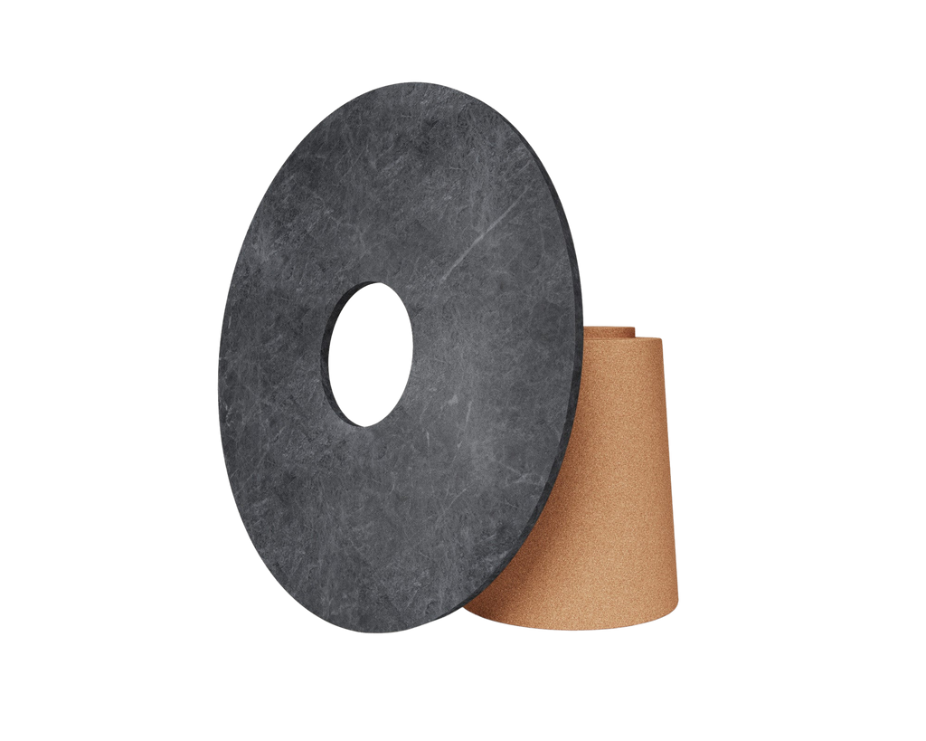 Sintra Dining Table | Black Marble / Cork