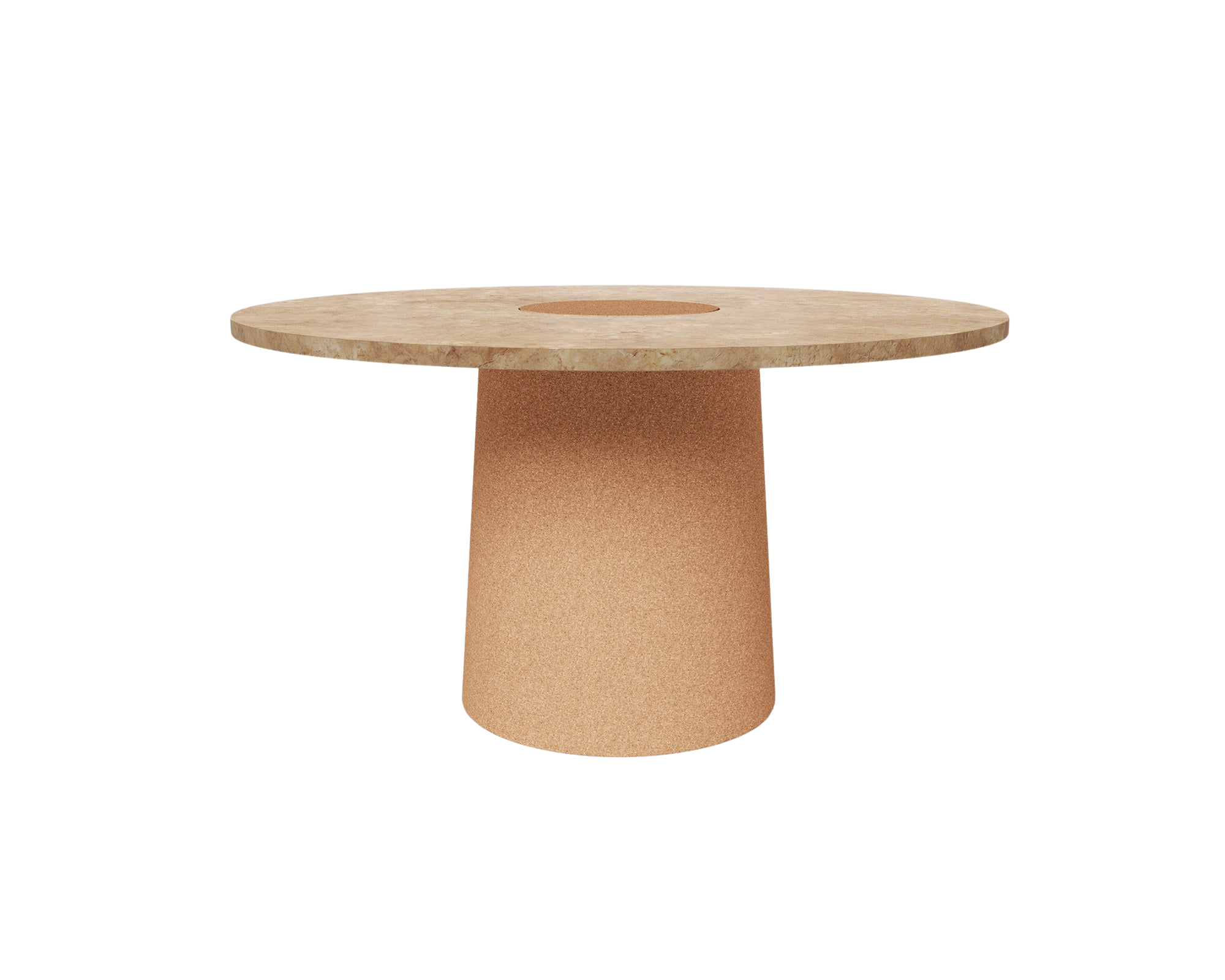 Sintra Dining Table | Yellow Limestone / Cork