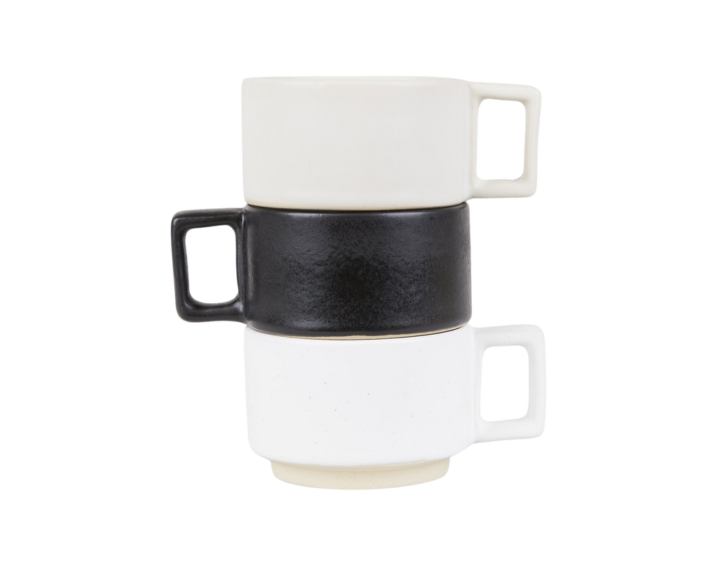 Cabinelm Ceramic Mug with Handle | Black