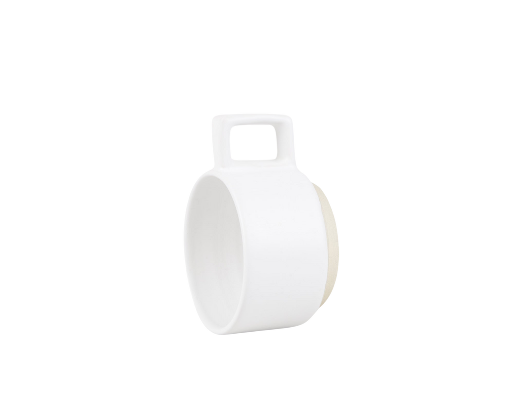 Cabinelm Ceramic Mug with Handle | White